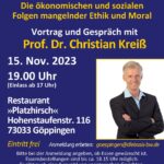 Vortrag zu Ende des Wirtschaftswachstums